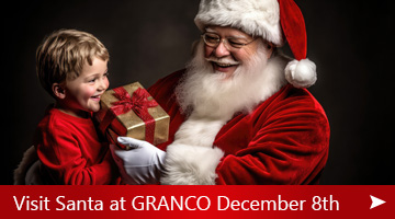 Visit Santa at GRANCO December 8th